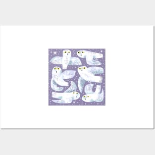 Snowy Owls Posters and Art